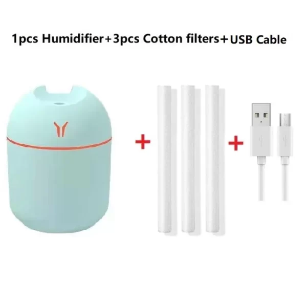 250ml umidificador mini aromaterapia para casa luz romântica usb difusor de óleo essencial Para Relachamento - Image 6